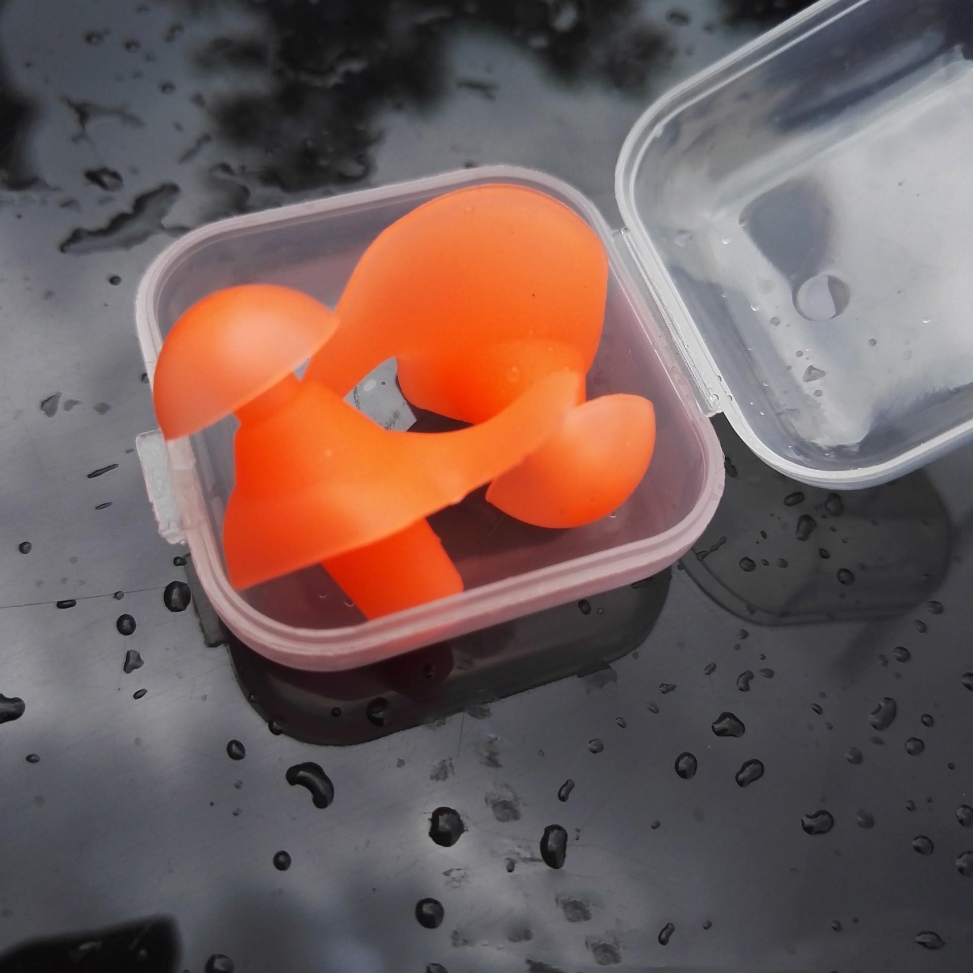 

1 пара силиконовых берушей для защиты ушей, беруши для плавания, спортивные аксессуары