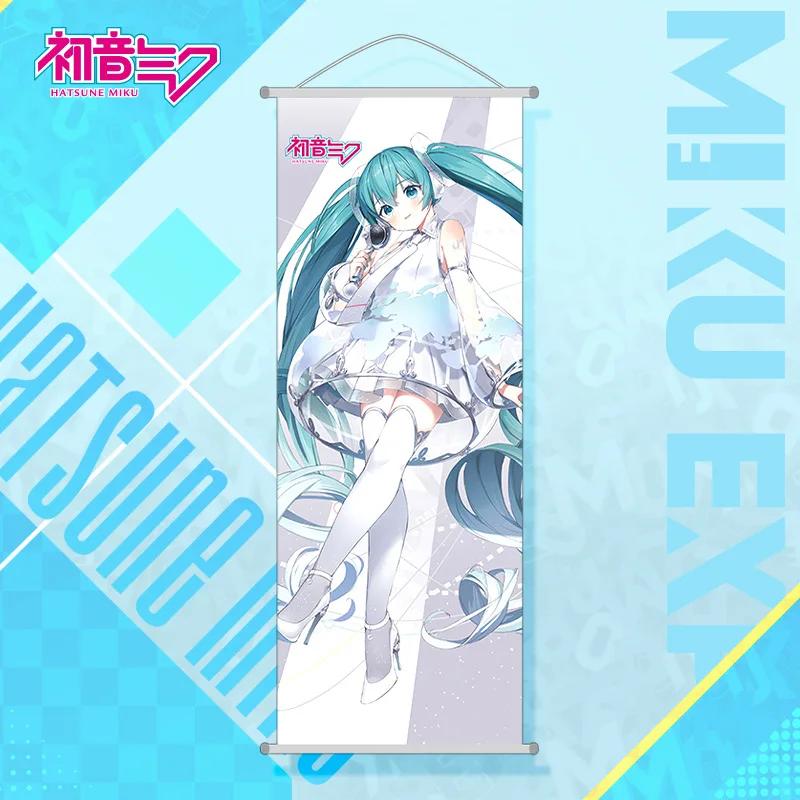Peinture Murale Toile Déroulante Anime Hatsune Miku Toge Décoration Intérieure Affiche Anime Art Mural Décoration de Chambre Cadeau de Noël
