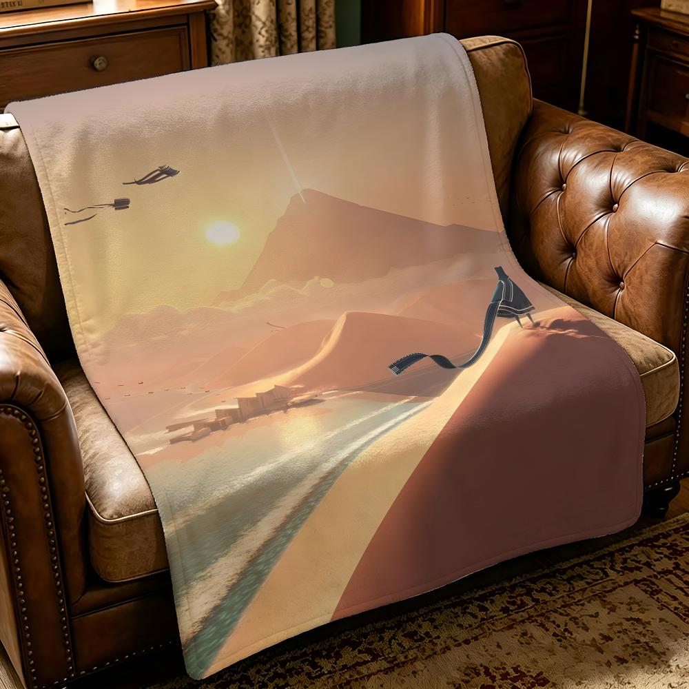 Game J-Journey-Y Throw Thick Comfort Flannel Quilt, Multi-scene Use Indoor Outdoor Daily Nap