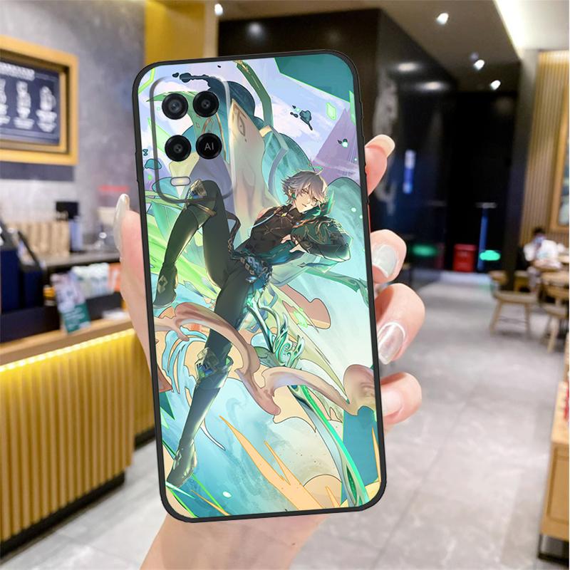 Genshin Impact Alhaitham Kaveh Case For Oppo A5 Pro A15 A17 A57 A77 A60 A80 A40 A18 A38 A58 A78 A98 A96 A76 A16 A94 A74 A54