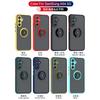 Shockproof Armor Matte Case for Samsung Galaxy A55 A54 A35 A15 A34 A25 A14 A53 A33 A52S S23 S22 S24 Ultra Plus Ring Magnet Cover