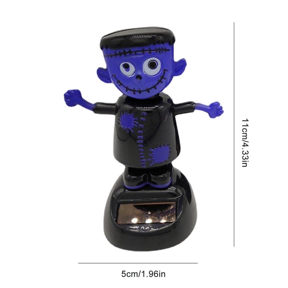 Cool Car Dashboard Decoration Pendants Halloween Solar Innovative Swing Doll Ornament Creative Styling Auto Interior Accessory