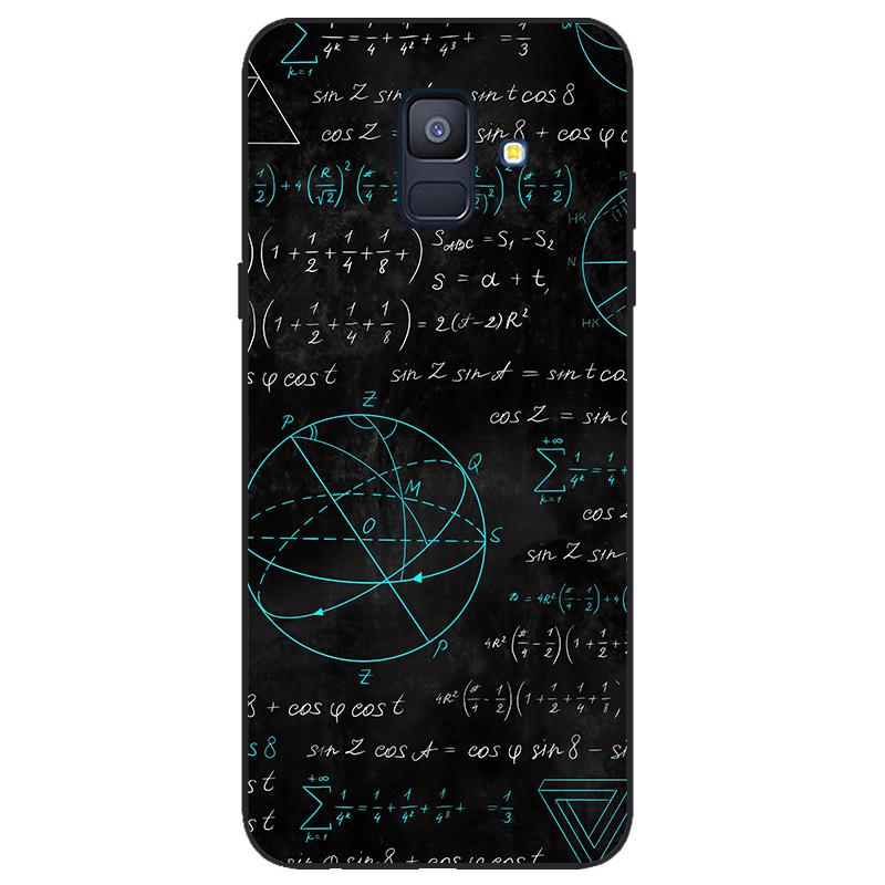 For Samsung Galaxy A6 2018 Silicone Case SIM SM A600 A600F Phone Case Tpu Case Coque Samsung Galaxy A62018 black