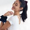 cielcoco CLWA0008 Velvet Volume Hair Scrunchie 3-Piece Set