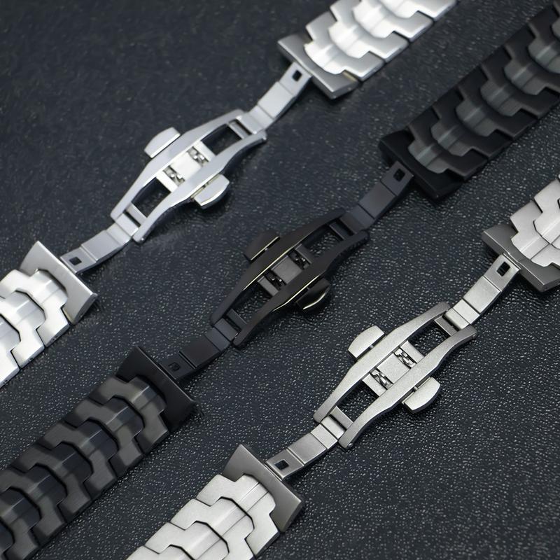 Luxucy Stianless Steel Strap For Amazfit T-rex 3/2 Trex Pro Watch Metal Band Correa For Huami Amazfti TRex Watchband Accessories