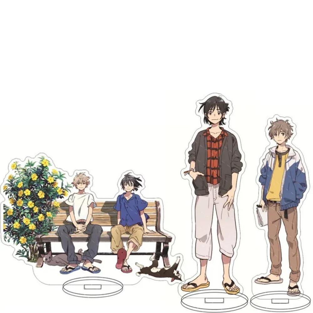 Anime BL Han Stranger by the Shore Acrylic Stand Cosplay Hashimoto Shun Chibana Mio Fashion Modle Plate Desk Decor Fan Gift