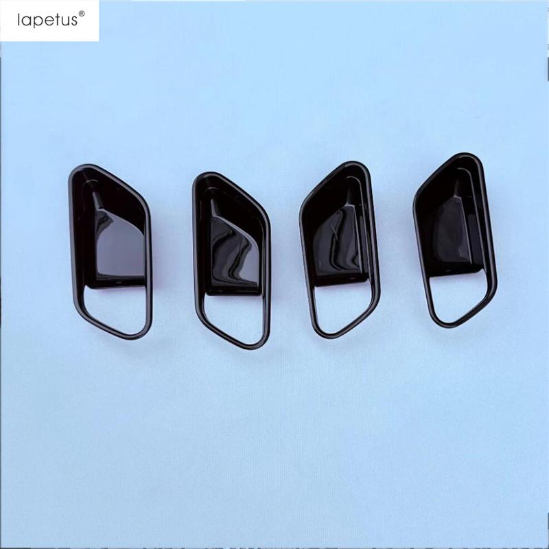 For Nissan Kicks 2017 -  Central Control Middle Air AC Outlet Vent Warning Lamp Frame Cover Trim Stainless Steel Accessories