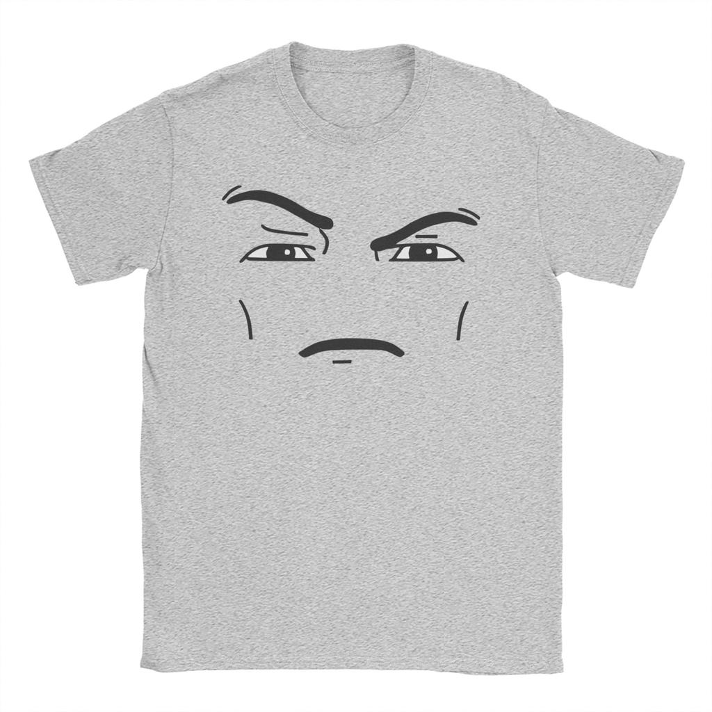 Funny Anime Robot Face TShirts for Men Women Round Neck Cotton T Shirts Short Sleeve Tee Shirt Plus Size Tops