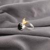 Black Onyx Gemstone Ring, Handmade Jewelry, 925 Solid Sterling Silver Ring, Attractive Onyx Jewelry For Thanksgiving Gift
