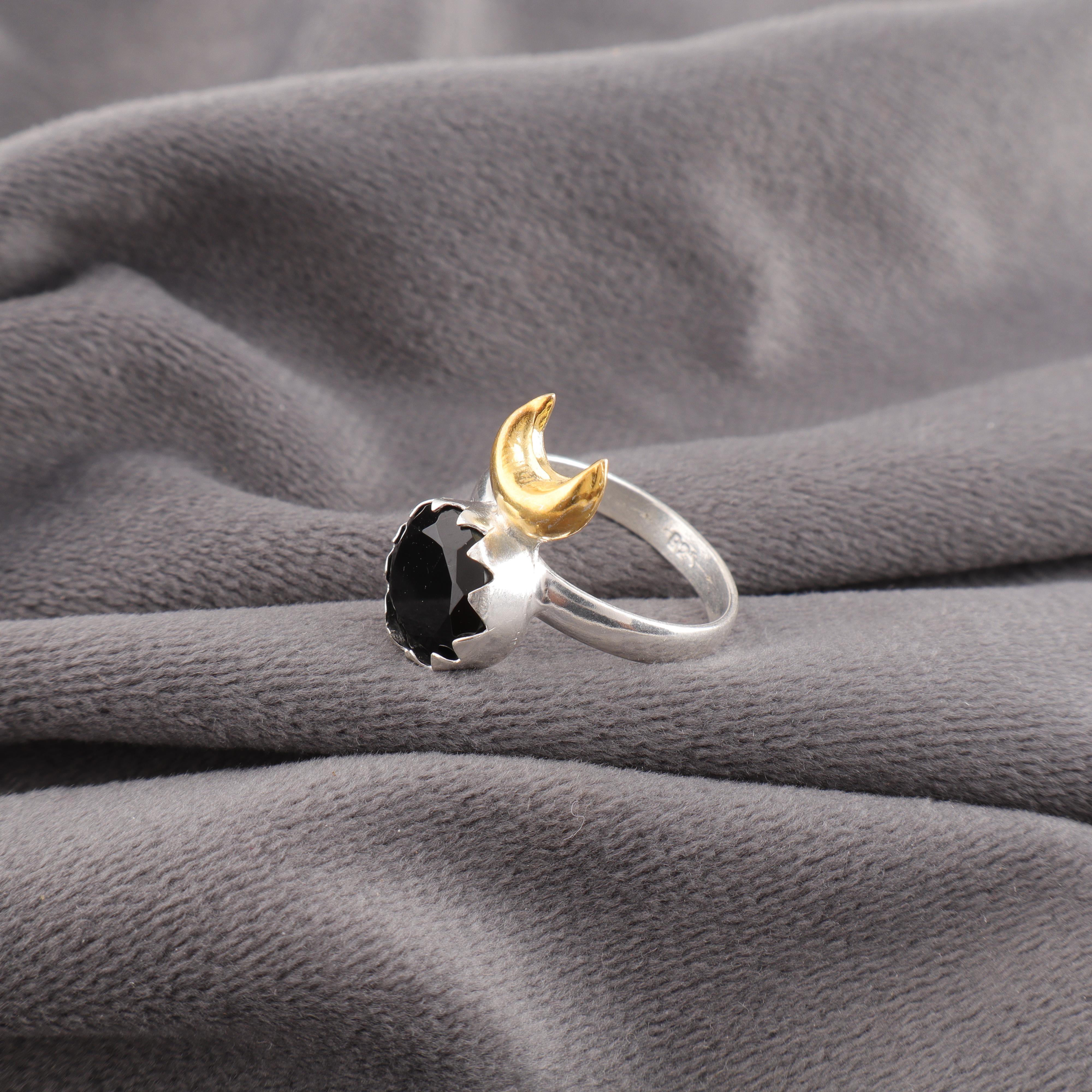 

Кольцо с драгоценным камнем Черный Оникс, Ювелирные изделия ручной работы, Кольцо из стерлингового серебра 925 пробы, Привлекательные украшения с Ониксом для подарка на День благодарения 12 чёрный