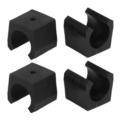 20pcs Pool Stick Clips Durable Pool Cue Rack Light Weight Black Billiards Cue Locating Clip Holder for Home Club