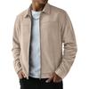 Herren S Locker Freizeit Dicke Wildleder Fleece Jacke