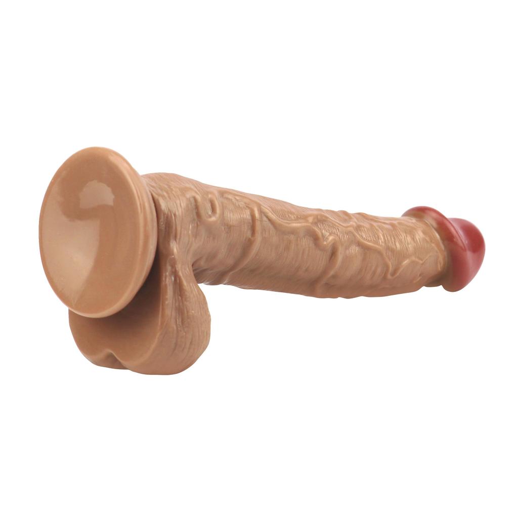 Erotic Soft Jelly Dildo Anální anální kolík Realistický penis Silná přísavka Dick Hračka pro dospělé Sexuální hračky s bodem G Orgasmus pro ženy