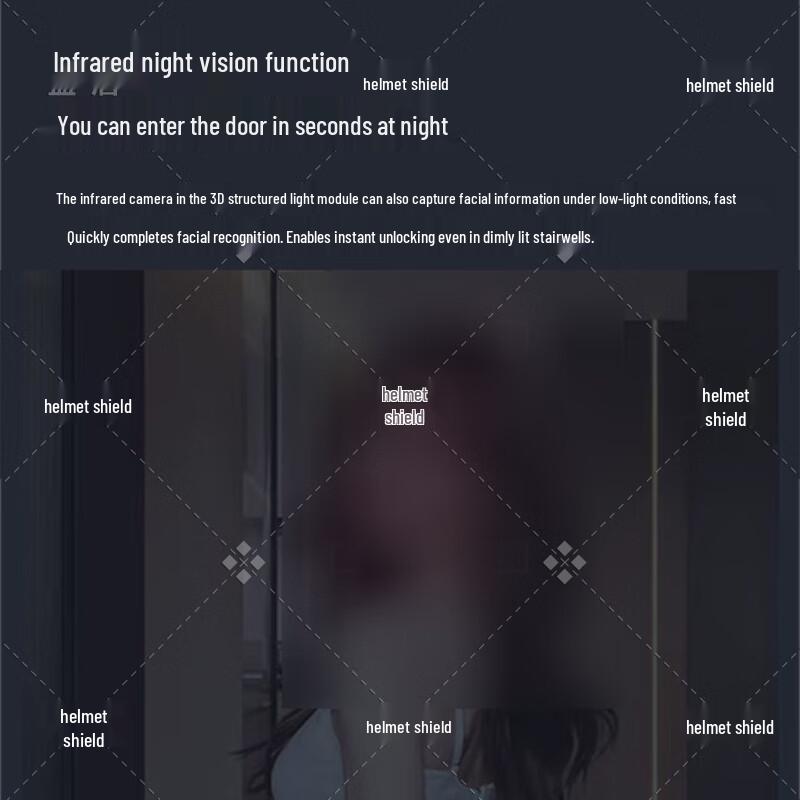 Kuidun A5 Full Automatic Smart Door Lock with Peephole