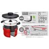 Thermos Vacuum Insulated Cooker Shuttle Chef 2.8L (3-5 servings) Urban Red CeraProtect Coat KBJ-3002 UR