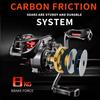 New All Metal Bait Fishing Reel Explosion-proof Line Suitable for Seawater and Freshwater Maximum Resistance 8 Kg Lightweight Surf Fishing Reel