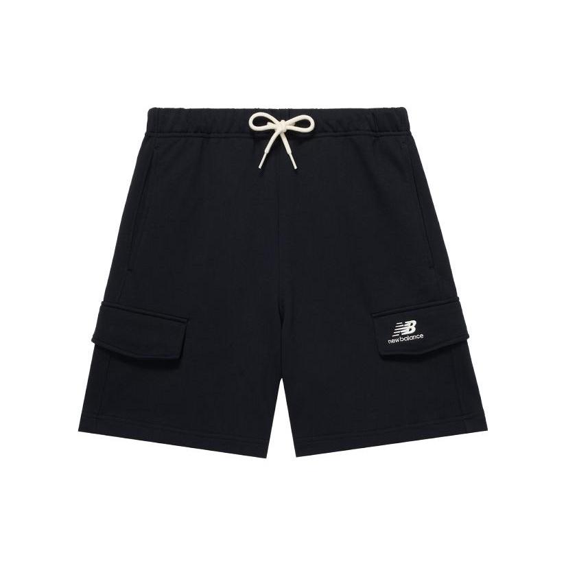 New Balance Logo Cargo Shorts Asia Sizing Black Men s 5VD24043-BK S