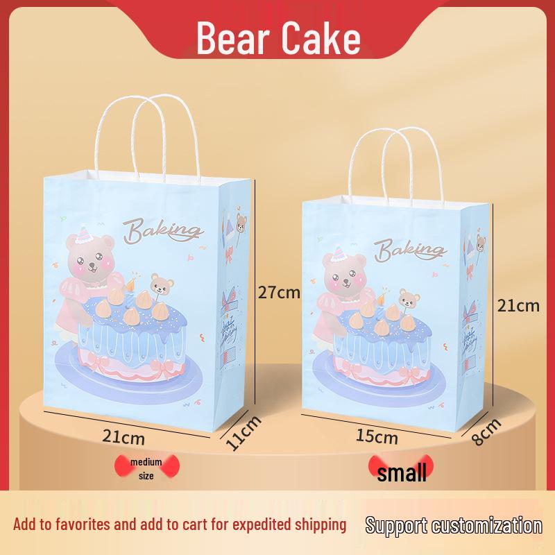 Vibrant Kraft Paper Gift Bag for Children's Day & Teacher's Day – Customizable Handheld Design