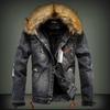Winter Influx of Men Casual Denim Jacket Winter Thick Denim Jacket