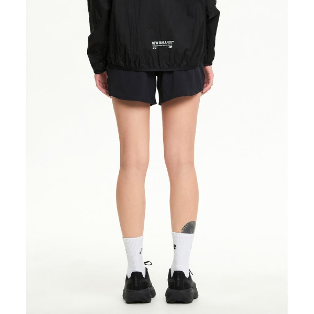 New Balance Nbnvf26312 Women 4 Part Rc Shorts  Black 