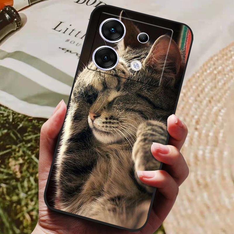 For Infinix Zero 30 5G Case Black Cover Lion Wolf Silicone Soft Back Cases For Infinix X6731 Phone Case Zero30 5G Fundas Coque