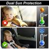 Baby Car Window Sunshade (17.32inch X 14.17inch), 2-pack Car Window Sunshade, Car Window Sunshade With Suction Cup, Suitable For Various Car Models