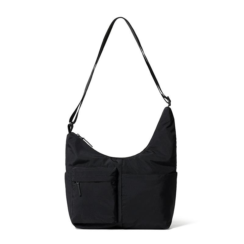 Multi-Pocket Sports Crossbody Bag Large Capacity Student Class Commuter Shoulder Bag