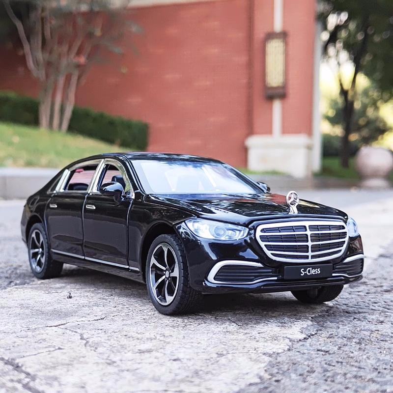 

1:24 S400 S-класса, модель автомобиля из сплава, высокая имитация литья под давлением, металлические игрушечные транспортные средства, модель автомобиля, коллекция звука и света для детей