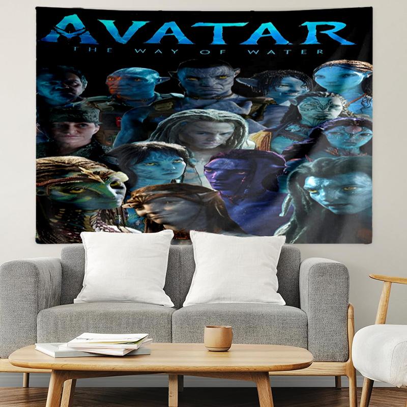 Arazzo con Stampa Avatar, Leggero da Appendere a Parete, per Camera da Letto, Dormitorio, Soggiorno, Decorazione Artistica per la Casa - Regalo di Compleanno o Natale per Amici