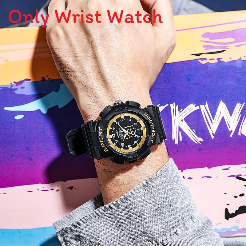 Sport Watch For Men And Women With Digital Analog Display Waterproof Outdoor Fashion Accessory