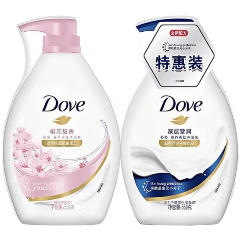 DOVE Deep Nourishing & Cherry Blossom Fragrance Shower Gel Set