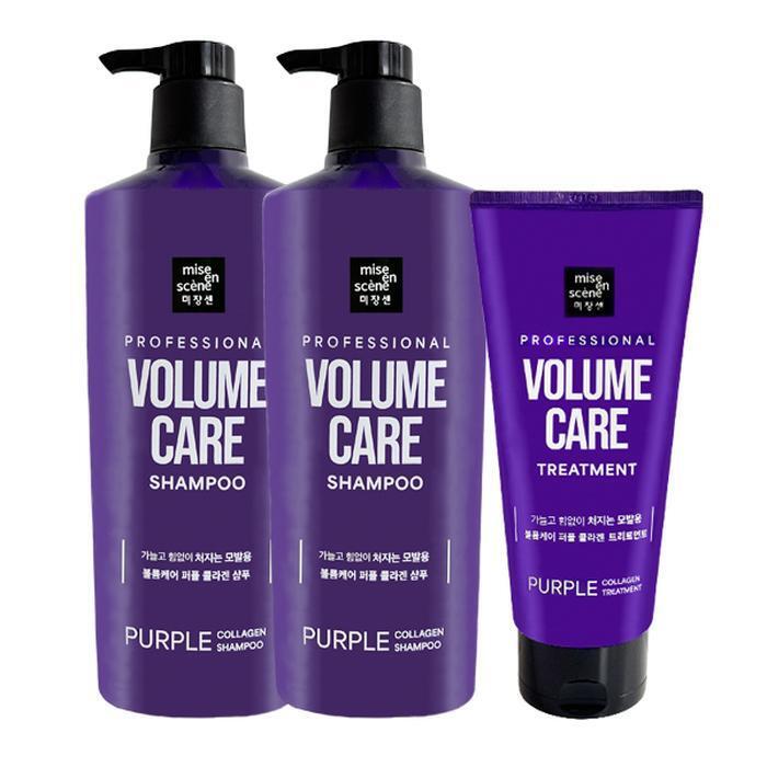 

mise en scène Volume Care Purple Collagen Shampoo 680ml x2 + Treatment 330ml (14334813)