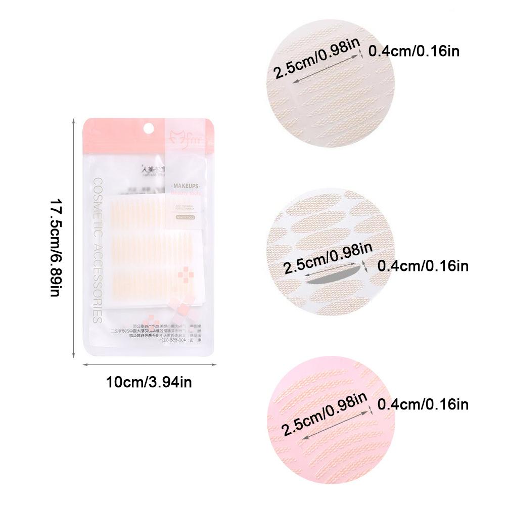 240 szt. Podwójna taśma do powiek naklejka koronka naturalna przezroczysta beżowa samoprzylepna naturalny makijaż oczu makijaż z narzędziem