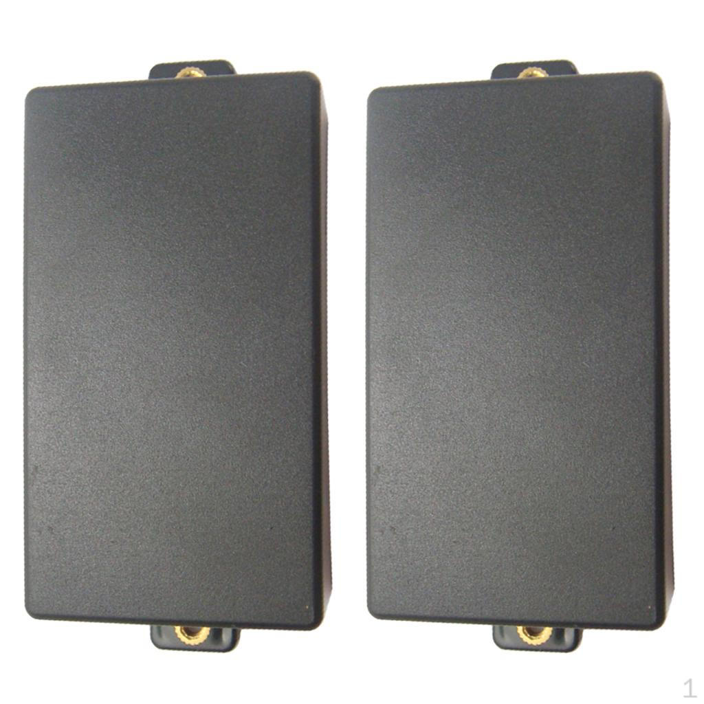 

2 шт.. Закрытый звукосниматель с двойной катушкой для электрогитары чёрный