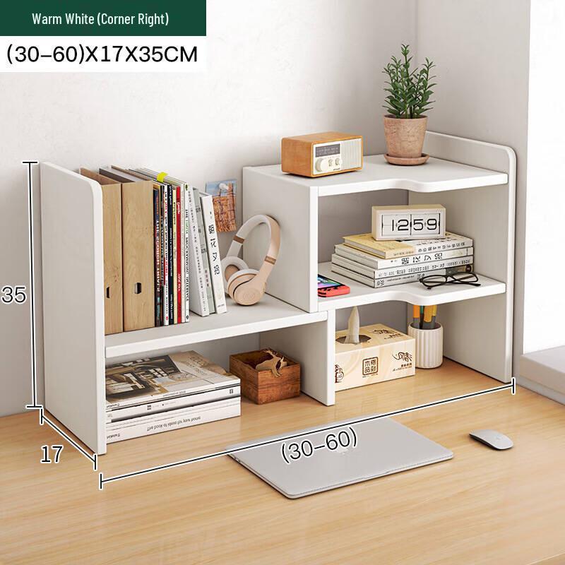 Changbaosen Corner Desktop Bookshelf