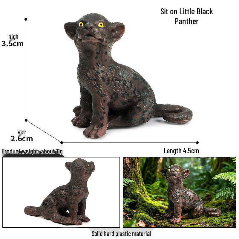 Polar Wildlife Animal Model Toy Set: Polar Bear & Penguin