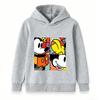 Kids Boys Girls Crew Neck Short Sleeve 100% Cotton T-shirt, Cute Cartoon Mouse Pop Art Print Casual Soft Breathable Summer Basic Tee for Children Dail
