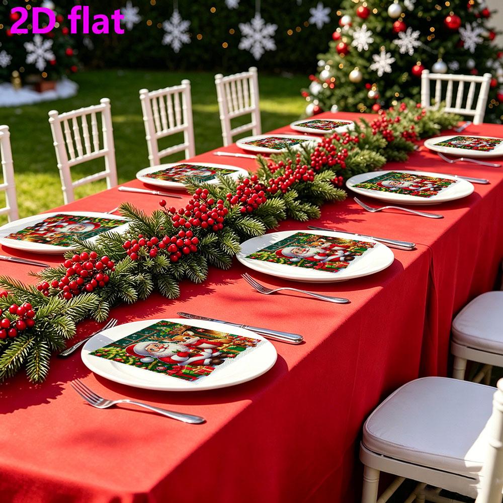 20pcs Disposable Napkins with The Elderly and Elk Pattern Print for Wedding,Parties,and Daily Use for Thanksgiving Fall Christmas Table Decoration