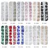 12-Grid Irregular Transparent AB Glass Diamonds for Nail Art