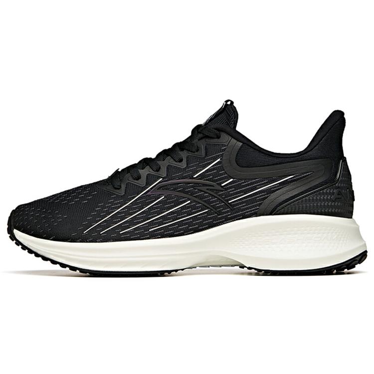 

New Anta Gazelle 1.0 Running Collection Cushioned Slip Resistant Low Top Running Shoes Women s Black White 122125585-1 35.5