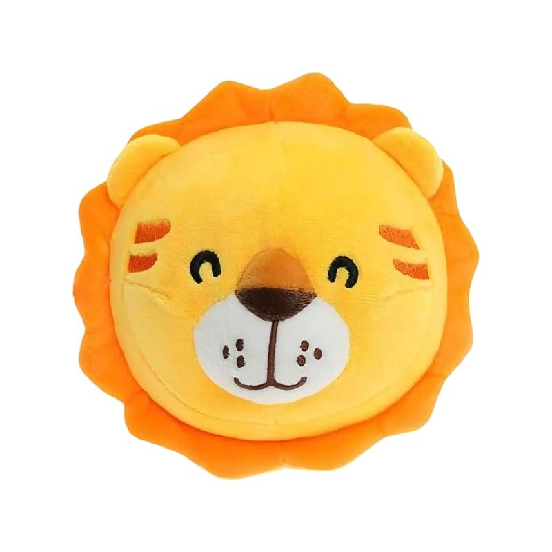 Vibrierendes Hundespielzeug Wiederaufladbarer Teaser für Haustierkatzen Hunde Interaktiver Plüsch-Schweinchenball mit Hüpfen und Soundeffekt