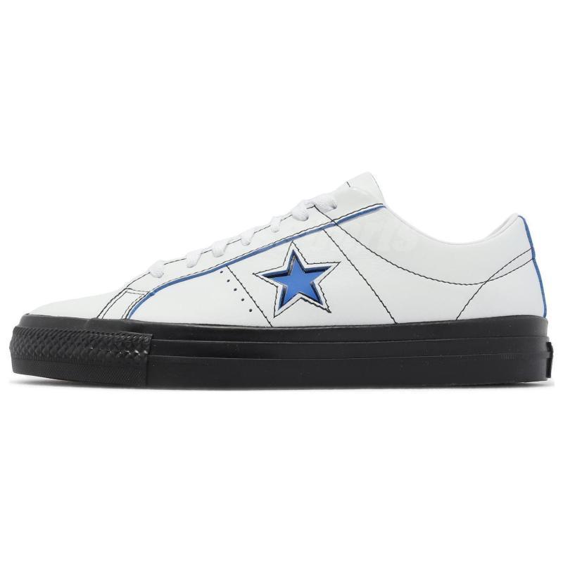

Converse Eddie Cernicky One Star Pro Comfortable Shock-Absorbing Abrasion Resistant Low-Top Board Shoes Unisex White Blue 40.5