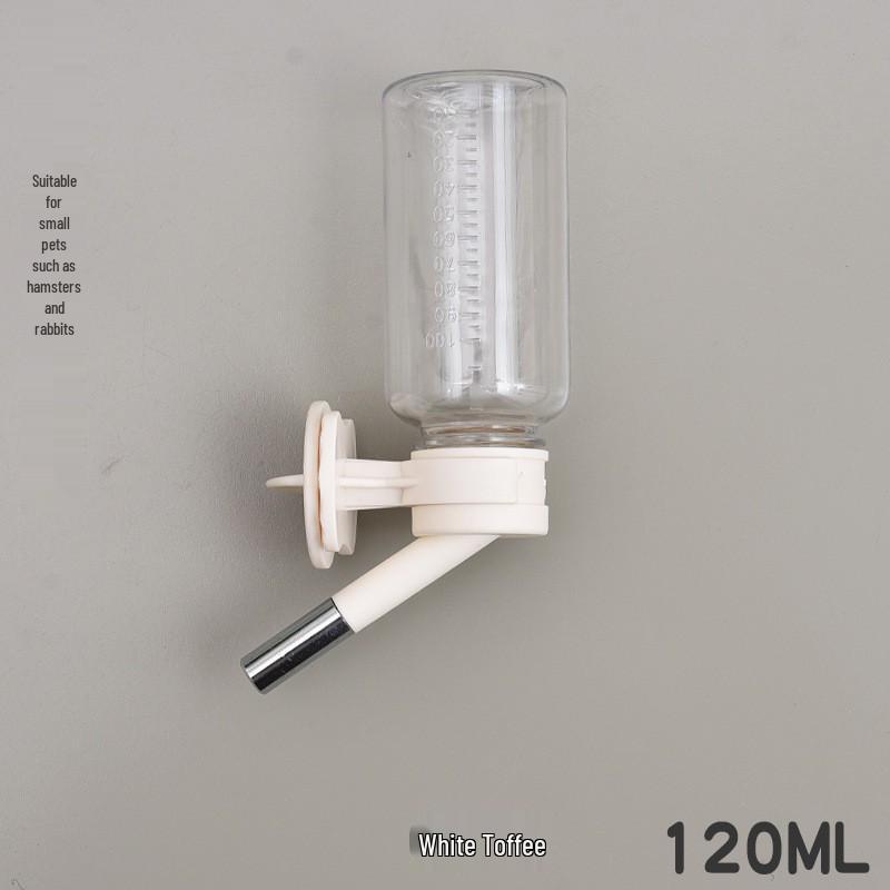 Lashige Leak-proof Hanging Water Bottle for Small Pets: Rabbit, Guinea Pig, Hamster, Chinchilla