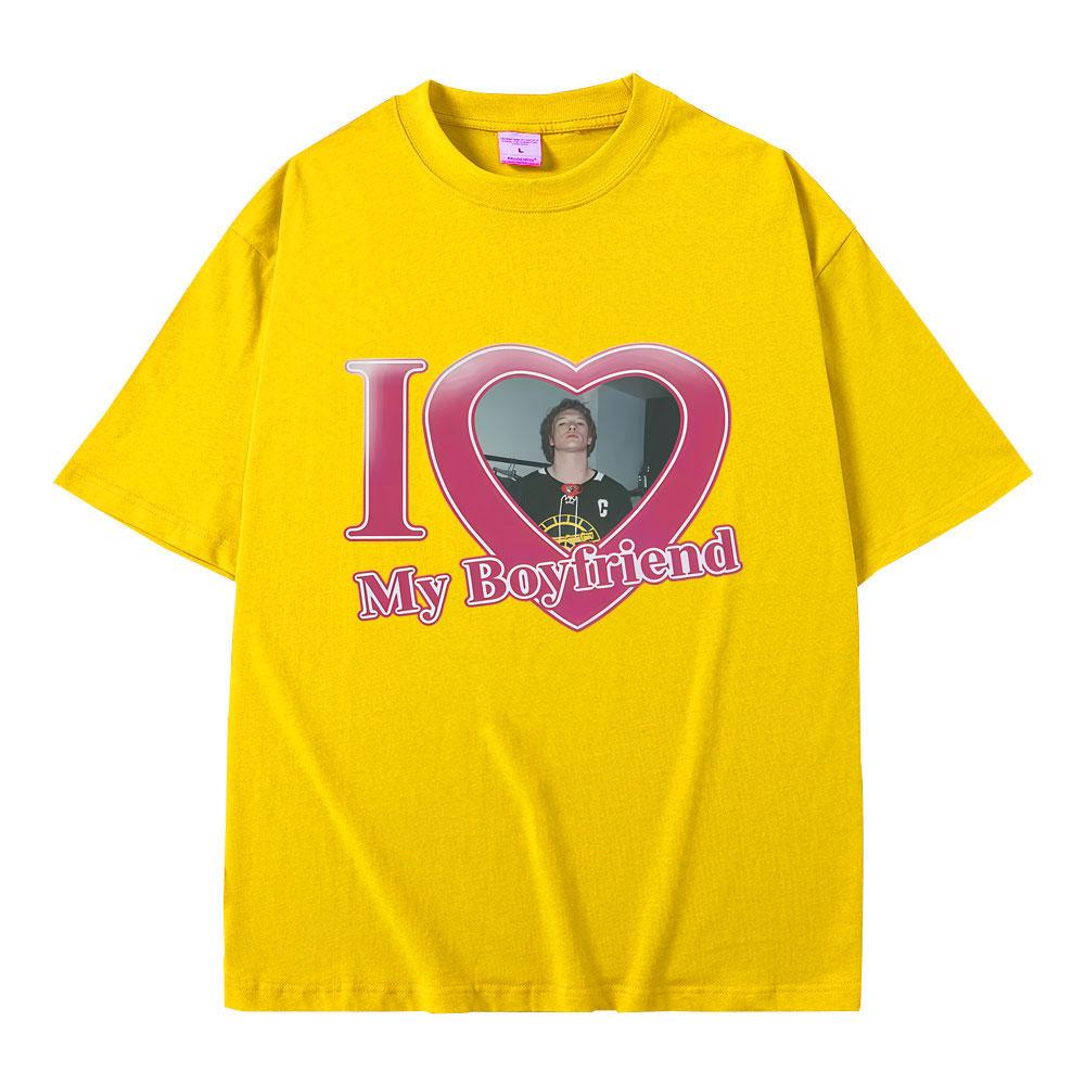 Heated Rivalry T-Shirt Ich liebe meinen Freund Ilya Rozanov Grafik-T-Shirt Herren Damen Kleidung Mode T-Shirts Männlich Vintage-T-Shirt