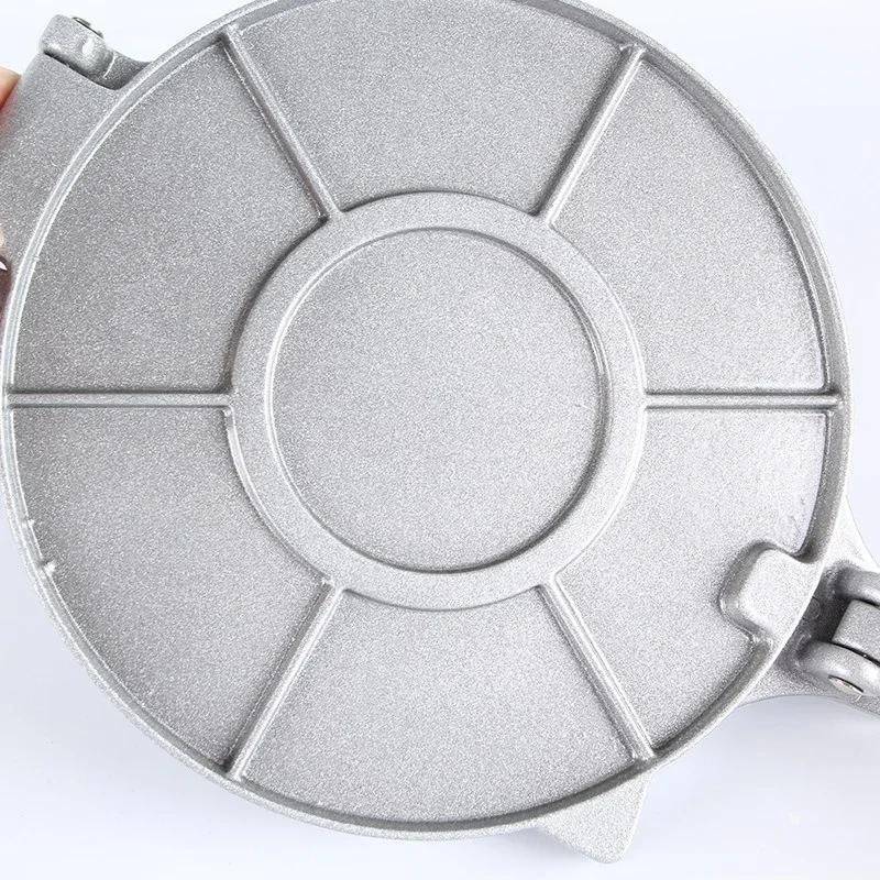 20cm DIY Tortilla Press Maker Aluminium Alloy Manual Corn Tortillas Dough Pressing Tools Kitchen Bakeware Cooking Accessories