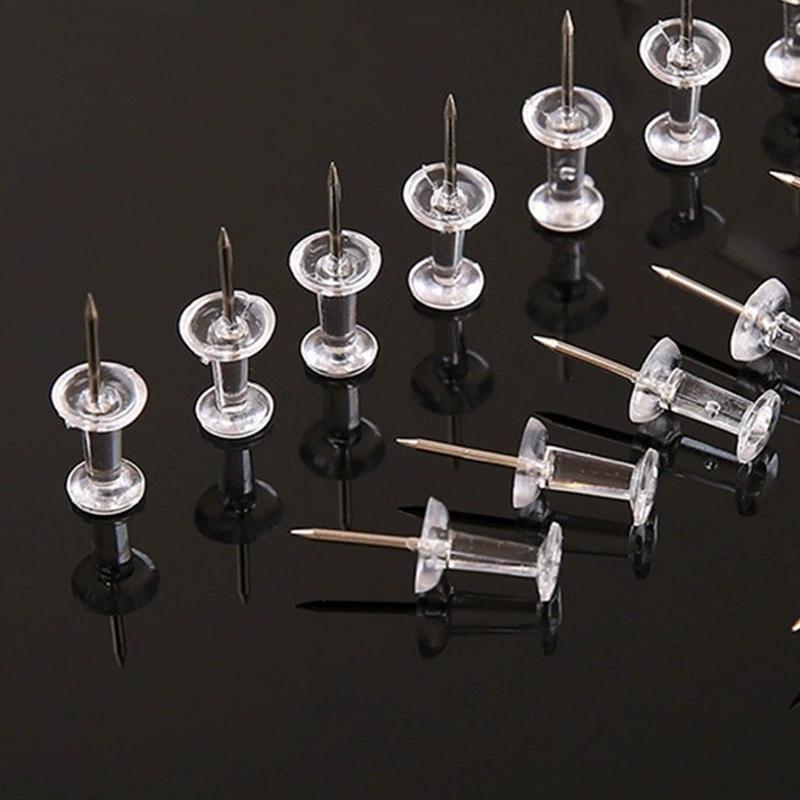 100 szt./pudełko Różne Szpilki do Tablicy Wielokolorowe Plastikowe Szpilki do Wciskania Tablica Korkowa Biuro Szkoła Artykuły Biurowe