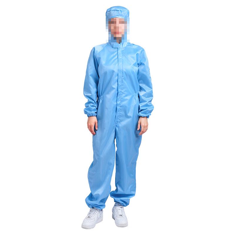 Xuantu Unisex Anti-Static Dust-Free Hooded Cleanroom Coverall