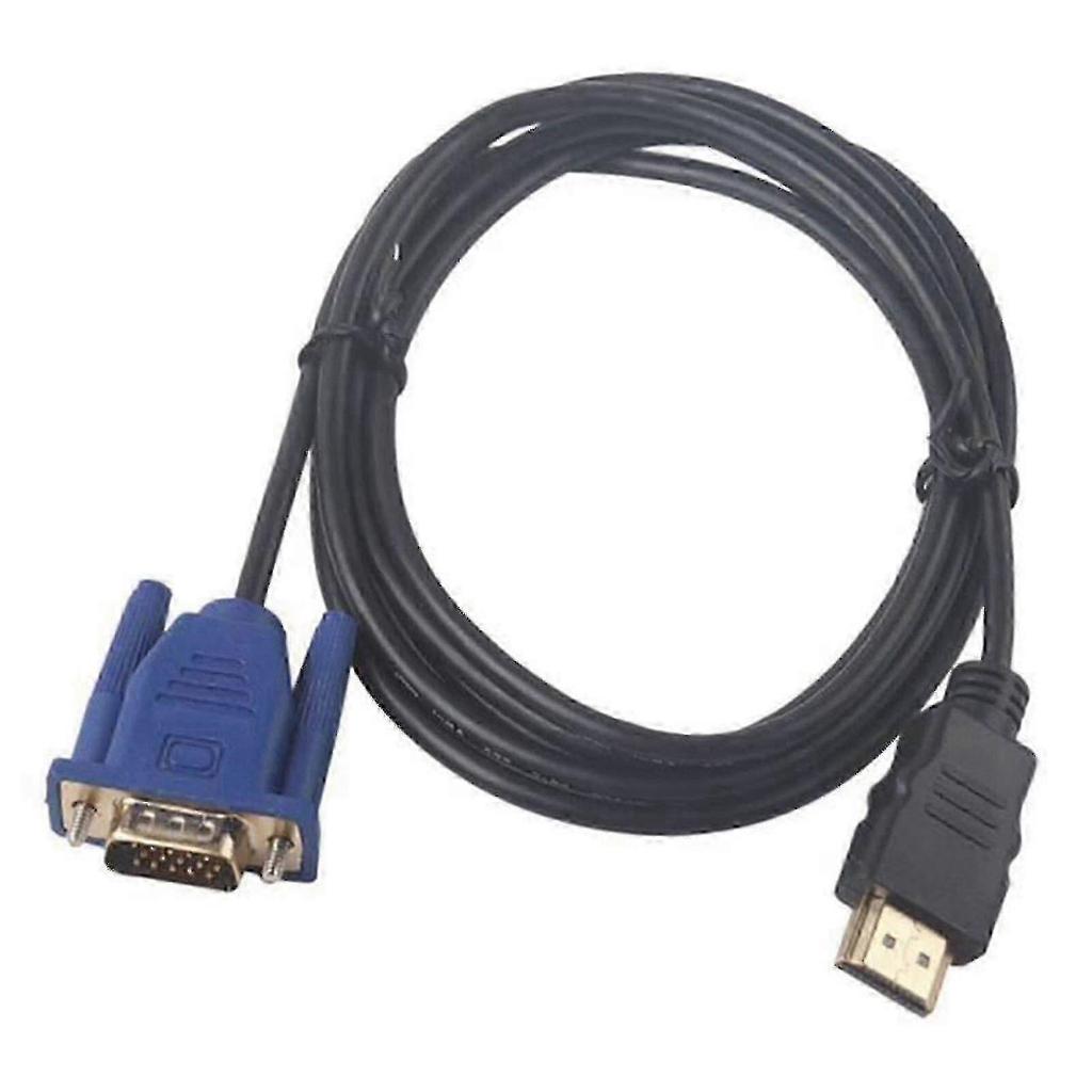 10M HDMI To VGA Cable with Audio for PC and LCD Monitor