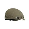 Pure Color Newsboy Flat Cap British Style Retro Painter Hat Embroider Letter Hat  Streetwear