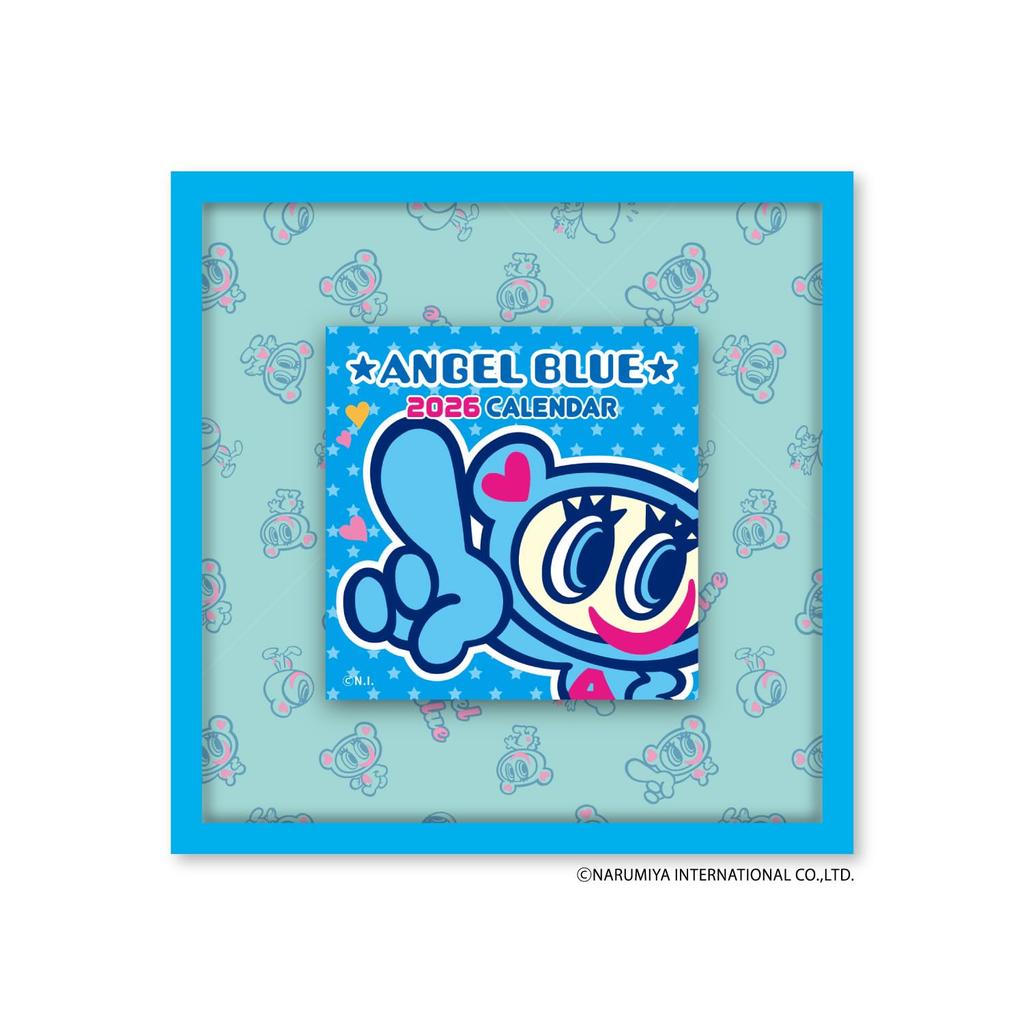 New Japan Calendar 2026 Daily Angel NK4450 Calendar, Blue,